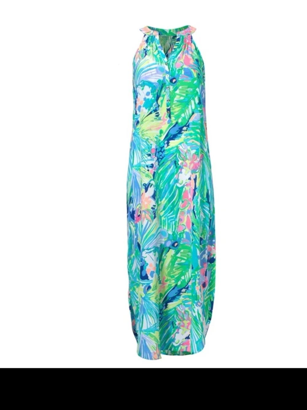 Lilly Pulitzer Bailey Floral Maxi Dress 100% Silk
size Small - Picture 3 of 12